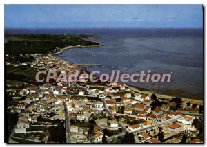 Postcard Modern Ile De Re Rivedoux Plage Vue Generale