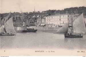 HONFLEUR, France,1910-1920s, Le Port