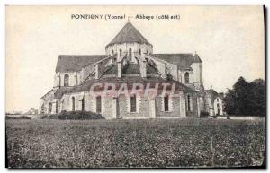 Postcard Old Pontigny Abbey