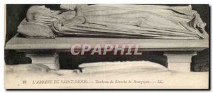 Abbey of Saint Denis Old Postcard Tomb of Blanche of Burgundy