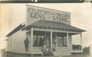 Postcard C-1910 Etelsen Nelson General Store roadside 22-12938