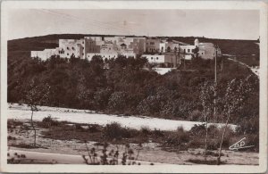 RPPC Postcard Quartier Reserve Meknes Morocco from Army Soldier