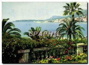 Postcard Modern colors and light of the French Riviera France miracle of natu...