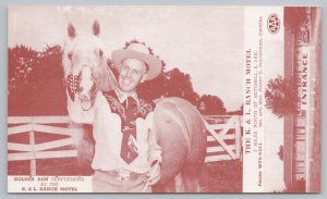 State View~Golden Don @ K&L Ranch Motel Mitchell SD~Vintage Postcard