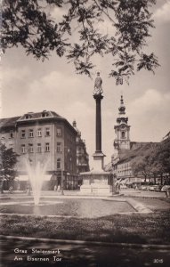 Graz Steiermark Tor Austria Real Photo Postcard