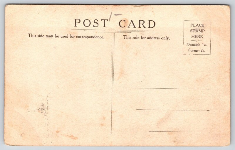 Mullan Idaho~Snowstorm Mill Mine in Valley~Copper Gold Silver~c1910 B&W Postcard