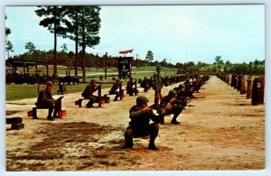 FORT JACKSON, South Carolina SC ~ Basic Training FIRING RANGE c1960s  Postcard