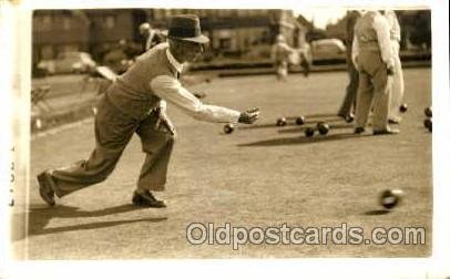 Lawn Bowling Unused very light crease left top corner that does not go all th...
