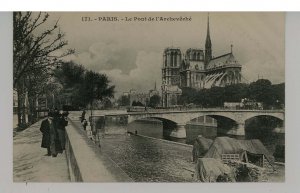 France - Paris. Archeveche Bridge