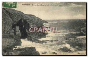 Old Postcard Cave Caves sirens small wells at high tide Carteret