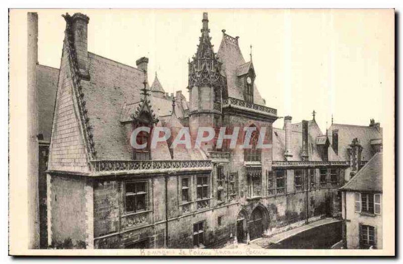 Old Postcard Bourges Palais Jacques Coeur