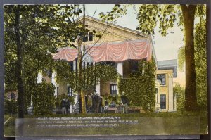 Buffalo, NY - Ansley Wilcox Residence, Delaware Ave - 1908 Flag Cancel