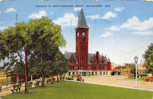 Chicago And Northwestern Depot Milwaukee, Wisconsin WI