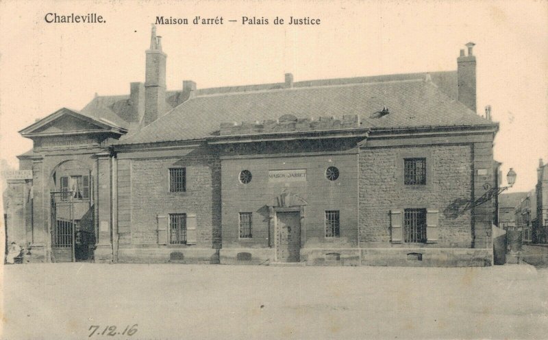 France Charleville Maison d'arrét Palais de Justice Military World War 1 04.91