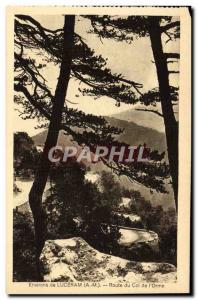 Old Postcard surroundings Luceram Route du Col de L & # 39Orme