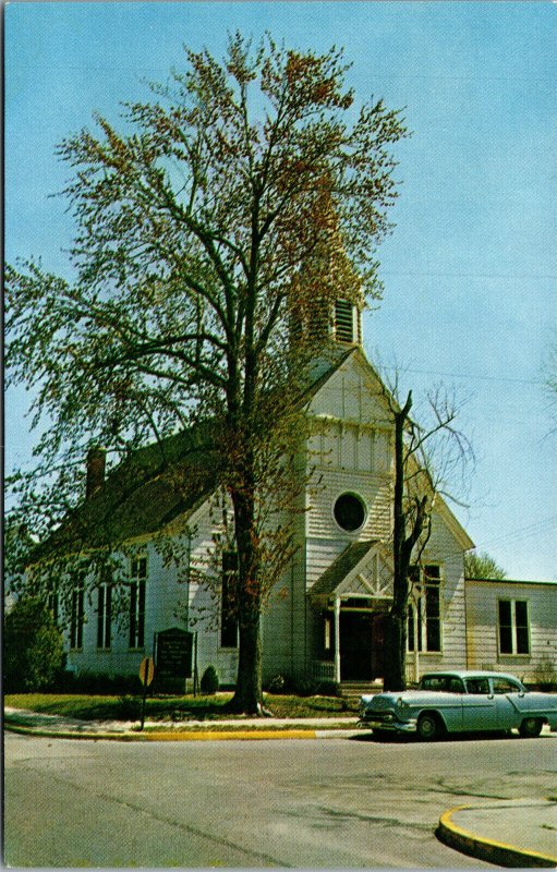 Vtg Union Methodist Church Bridgeville Delaware DE Unused Chrome Postcard