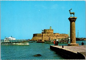 Greece Rhodes Stag Lighthouse