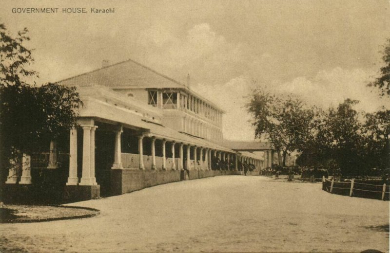 pakistan, KARACHI, Government house (1930s) Postcard