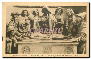 Old Postcard Rodez Aveyron Iluustre The Chapel of St Sepulcher