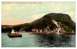 Quebec Port Daniel , Gaspe Coast , view from a Steamer