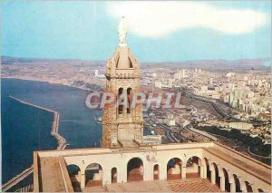 Modern Postcard Oran City and Harbor seen from Santa Cruz