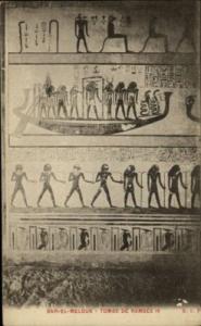 Bar-El-Melouk Egypt Tomb c1910 Postcard