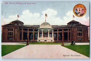 Seattle Washington WA Postcard View Of Forestry Building And Band Stand c1910's