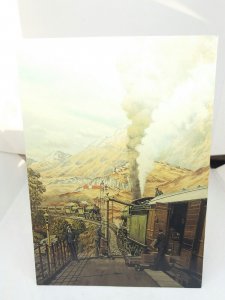 Glenfinnan Station in LNER Days Vintage Art Painting Postcard by George Heiron