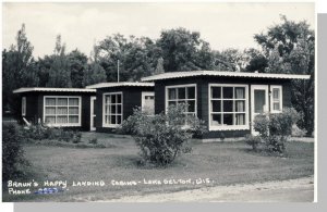 Lake Delton, Wisconsin/WI Postcard, Braun's Happy Landing