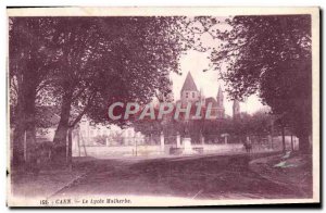 Old Postcard Caen Lycée Malherbe