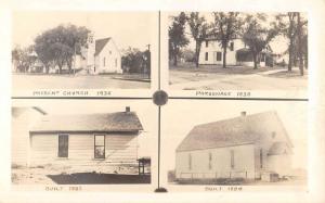 Alexandria South Dakota Historic Bldg Multiview Real Photo Postcard K78025