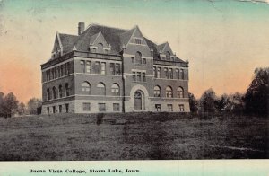 STORM LAKE IOWA IA~BUENA VISTA COLLEGE~1910s POSTCARD