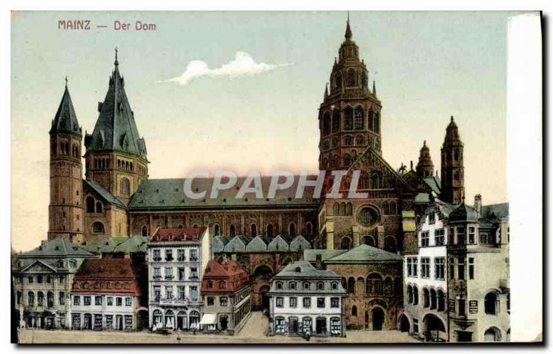 Old Postcard Mainz Der Dom