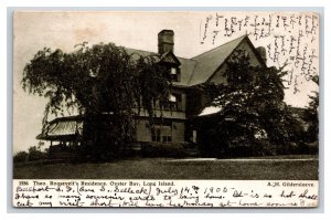 Theodore Roosevelt Residence Sagamore Hill Oyster Bay RPO NY UDB Postcard U14