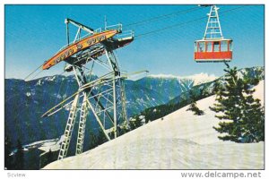 Skyride Cable Car Lift, Grouse Mountain, North Vancouver, British Columbia, C...