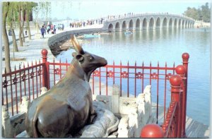 M-21450 Bronz Ox at Summer Palace Beijing China