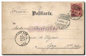 Old Postcard Snowman