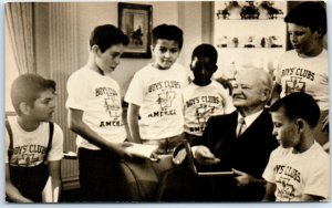M-60916 Herbert Hoover & the Boys' Club Herbert Hoover Presidential Library Iowa