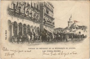 CPA AK Voyage du President de la Republique - Chefs Arabes ALGERIE (1145771)