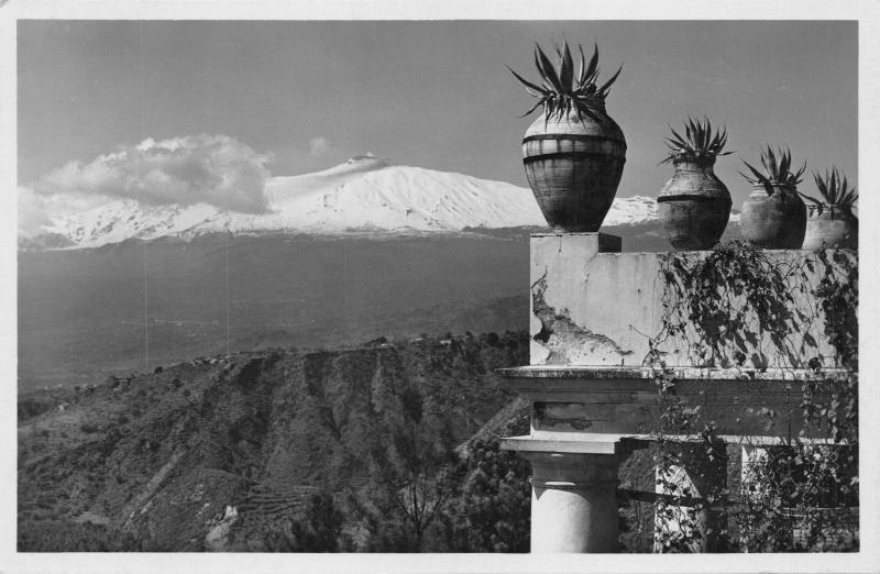 TAORMINA SICILY ITALY~ L'ETNA LICARI PHOTO POSTCARD