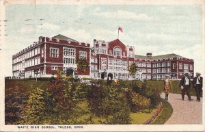 Postcard Waite High School Toledo OH