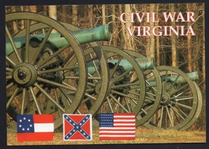 Virginia Manassas MultiView Civil War Cannons Flags - Cont'l