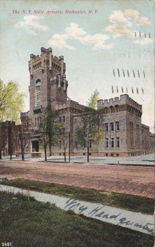 New York Rochester The New York State Armory 1909