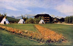 Glacier National Park Glacier Park Hotel With Indian Tepees