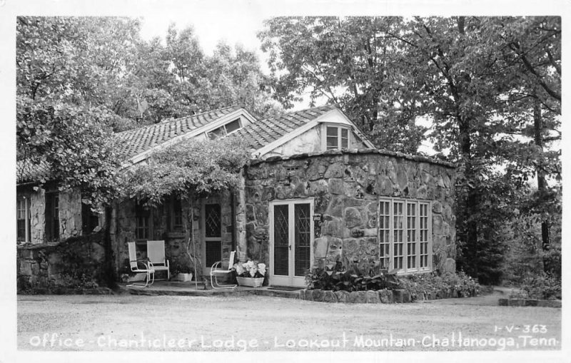 Chattanooga Tennessee Lookout Mountain Chanticleer Lodge Real Photo PC AA68767