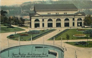 Postcard C-1910 Chester West Virginia Dance Pavilion Rock Springs 23-12046