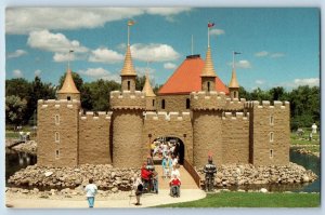 Aberdeen South Dakota SD Postcard Storybook Land Castle Hiway Wylie Park c1960