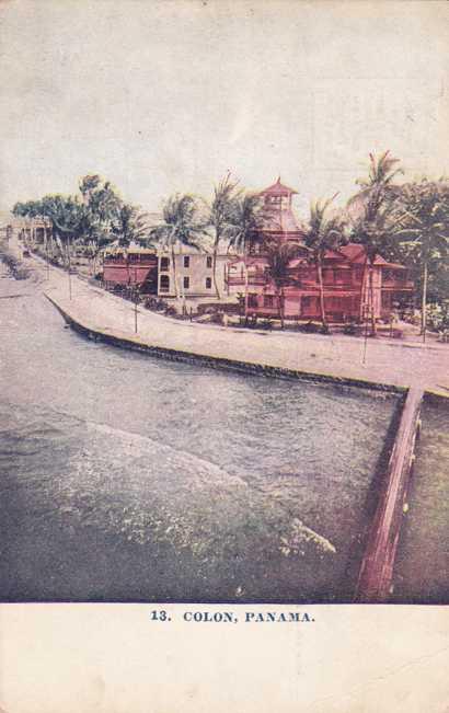 Street along Colon Panama, Panama - pm 1908