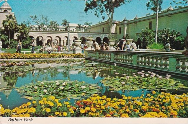 California San Diego Floral Displays At Balboa Park 1981