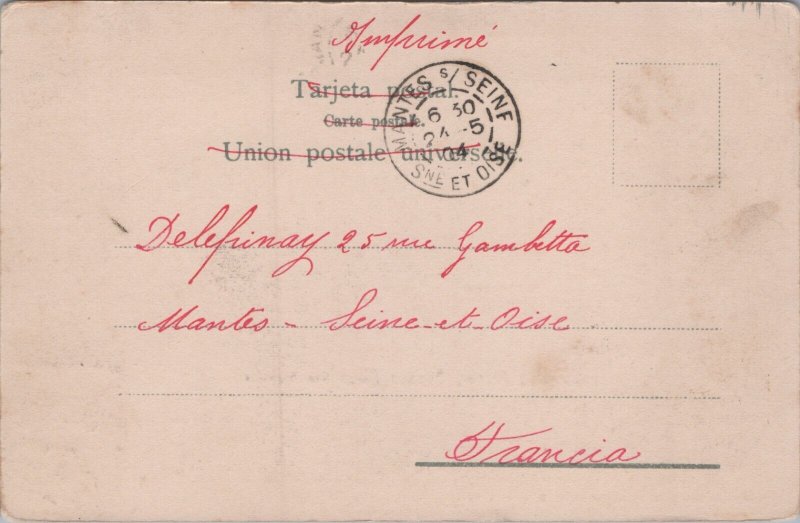 Argentina Buenos Aires Buenos Aires Avenida Alvear  Vintage Postcard C367